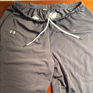 Under Armour Gray, lightweight 100% Polyester Joggers, Size Medium Preowned